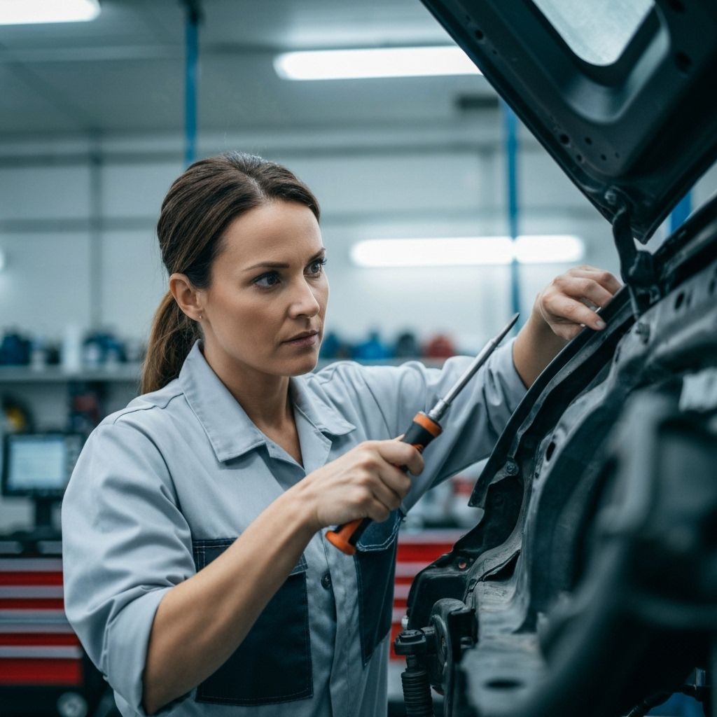 Professional auto repair process